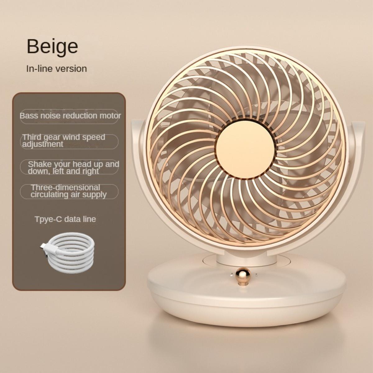 Portable USB Type-C Table Fan