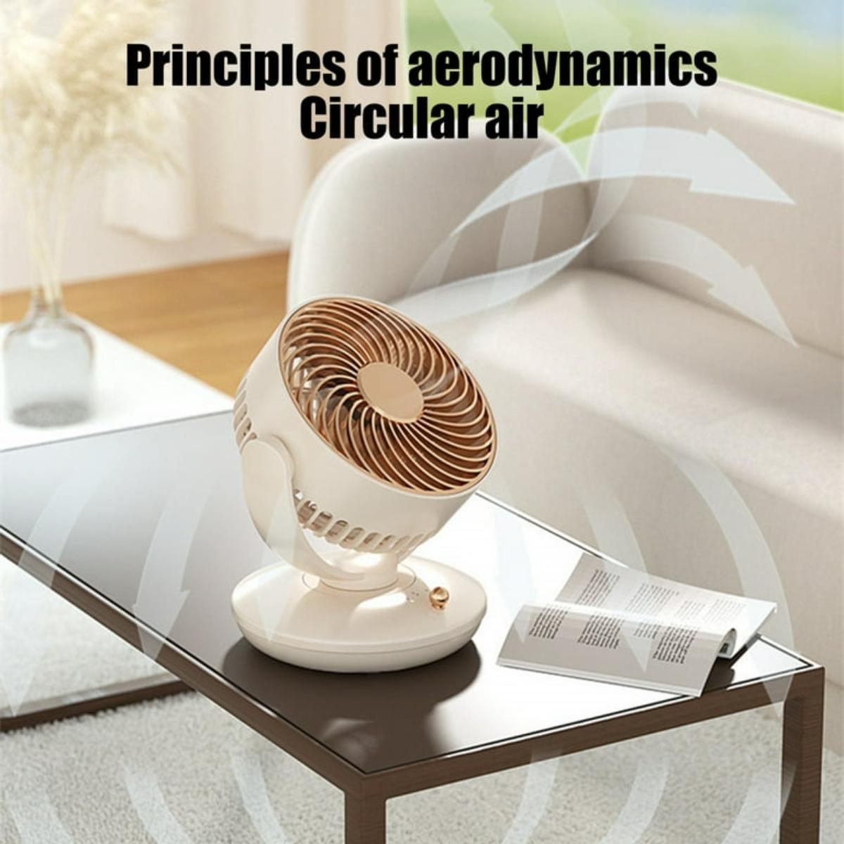Portable USB Type-C Table Fan
