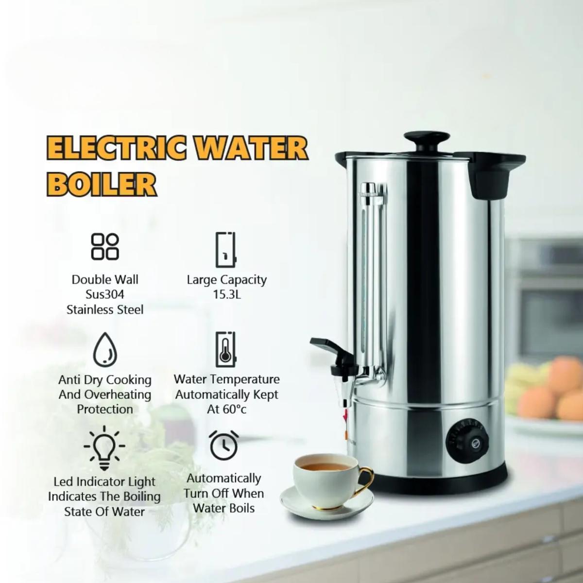 15.3L Stainless Steel Electric Water Boiler