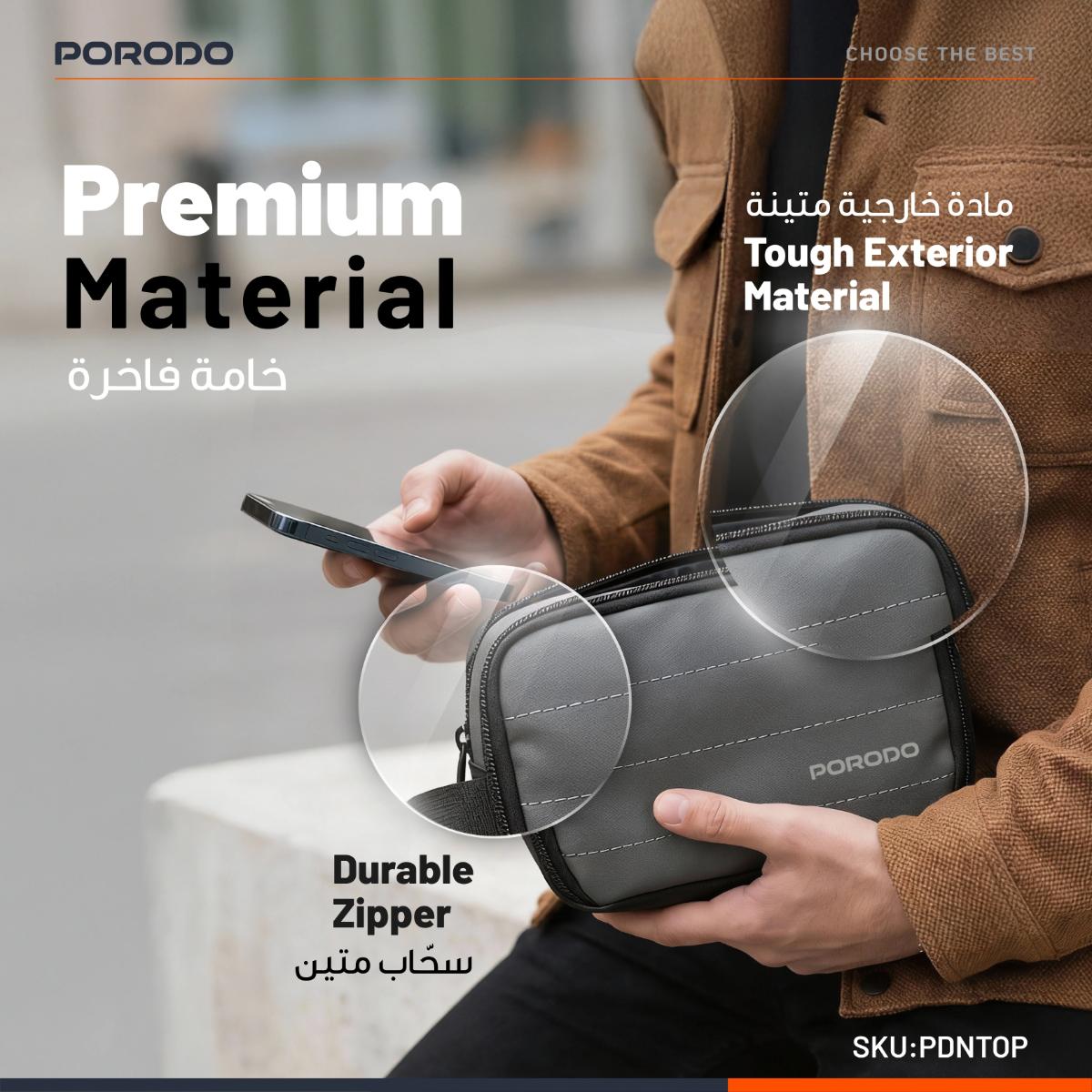 Porodo Lifestyle Tech Organizer Pouch