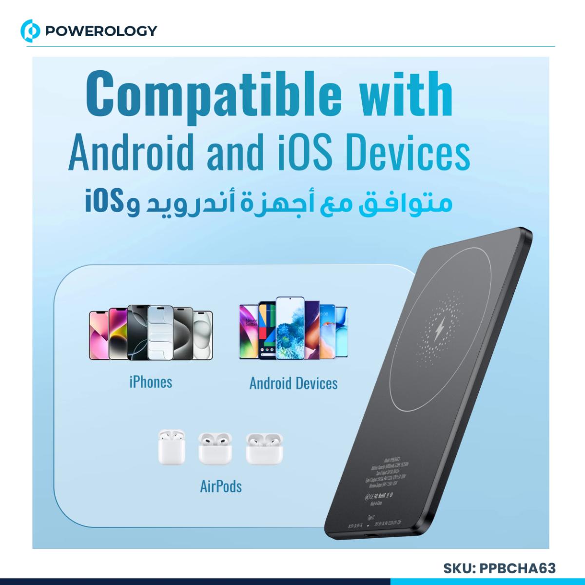 Powerology Ultra-Thin  MagSafe Power Bank