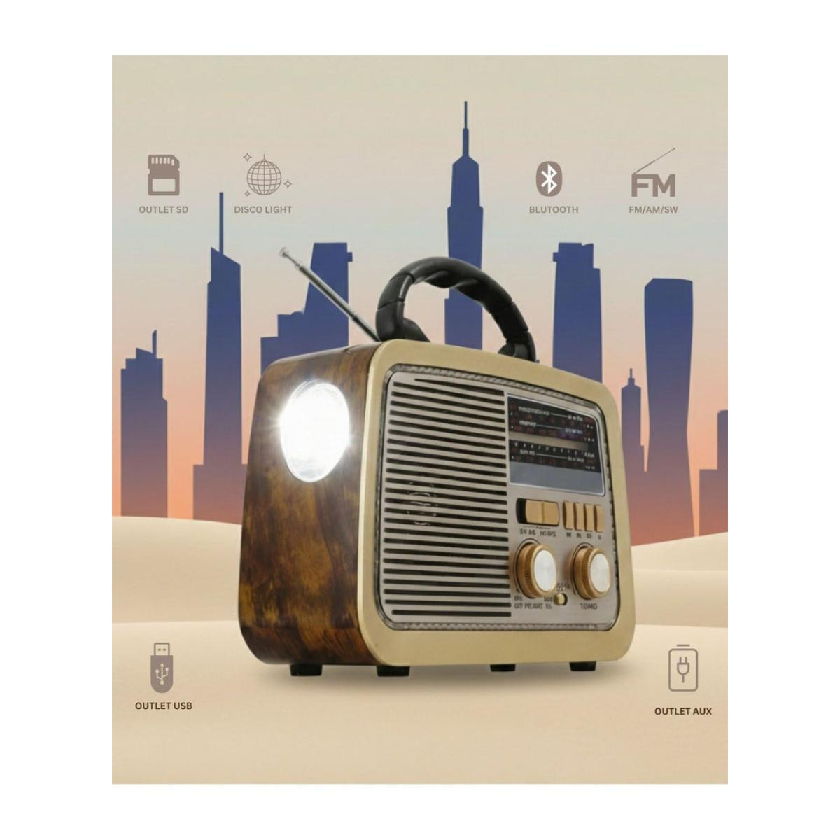 AM/FM/SW Wireless Bluetooth Speaker