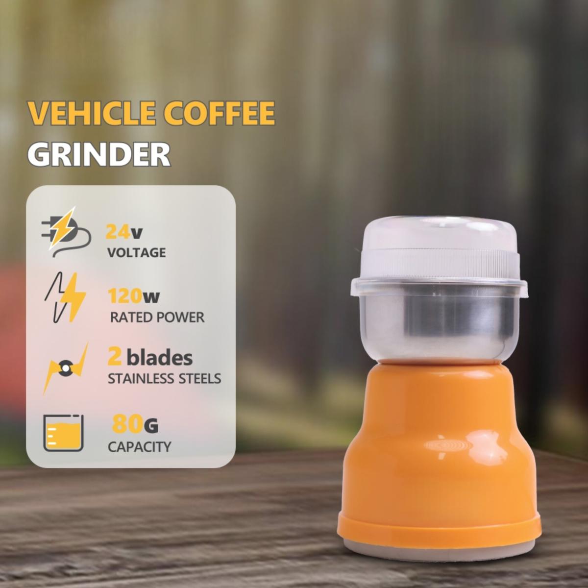 Portable Vehicle Coffee Grinder 12V/24V