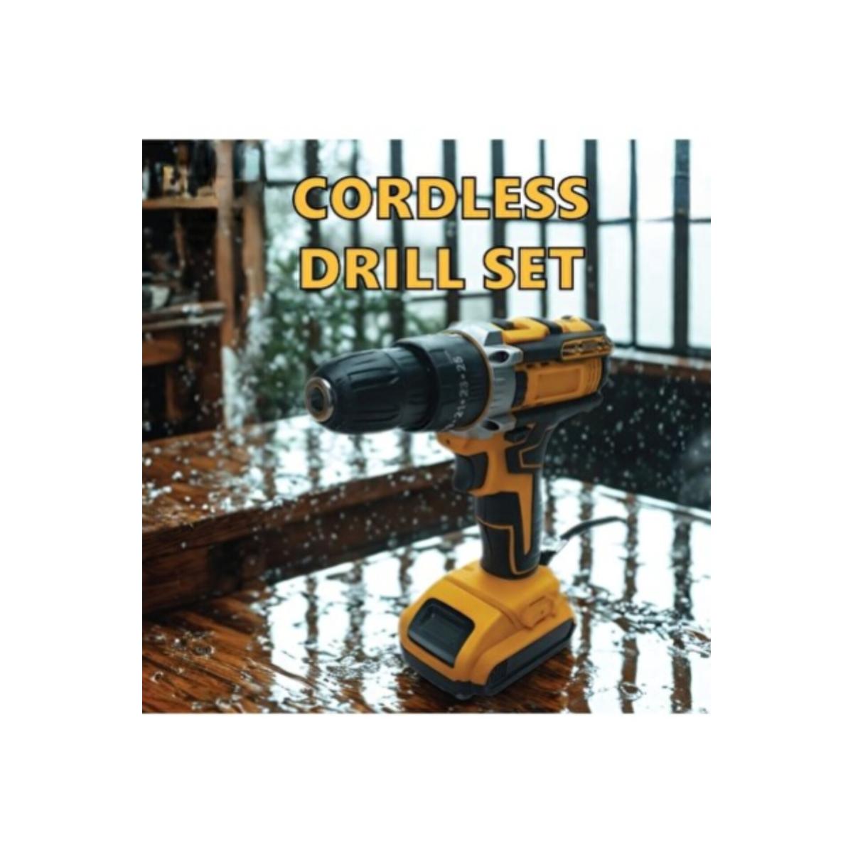 21V Cordless Drill Tool Set