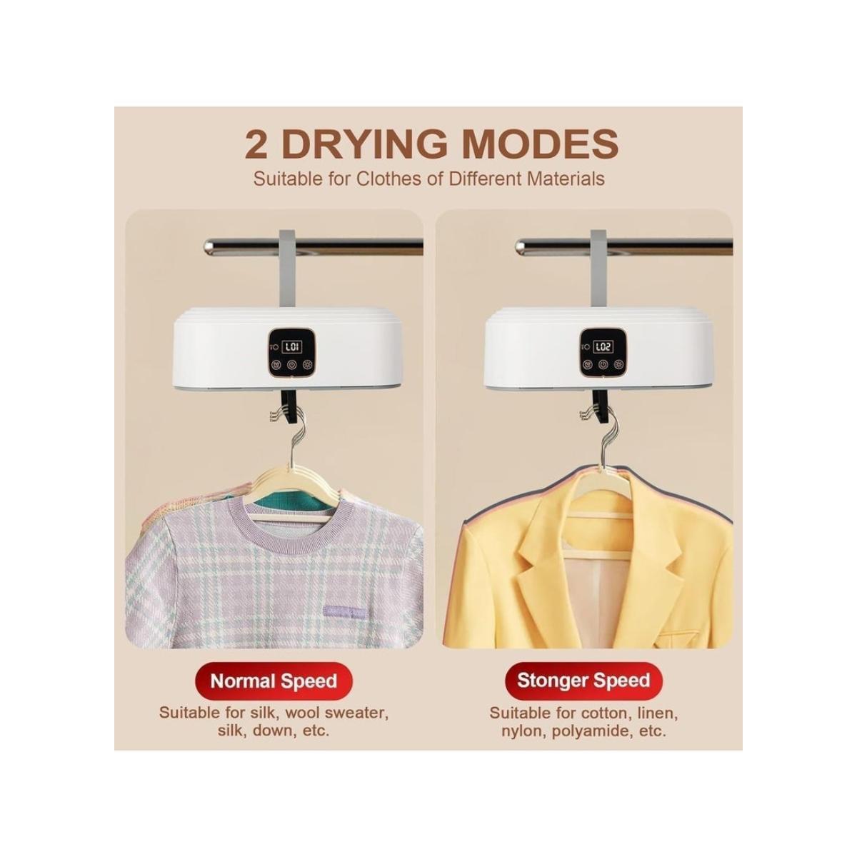 Portable Folding Clothes Dryer with Steam Drying