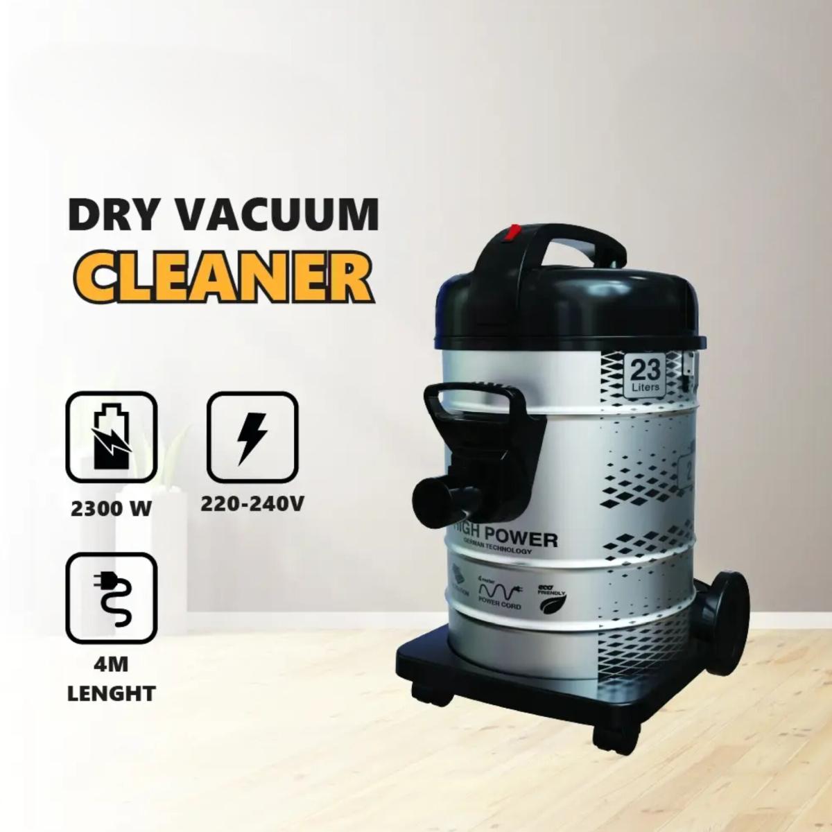 2300W Dry Vacuum Cleaner 23L Stainless Steel