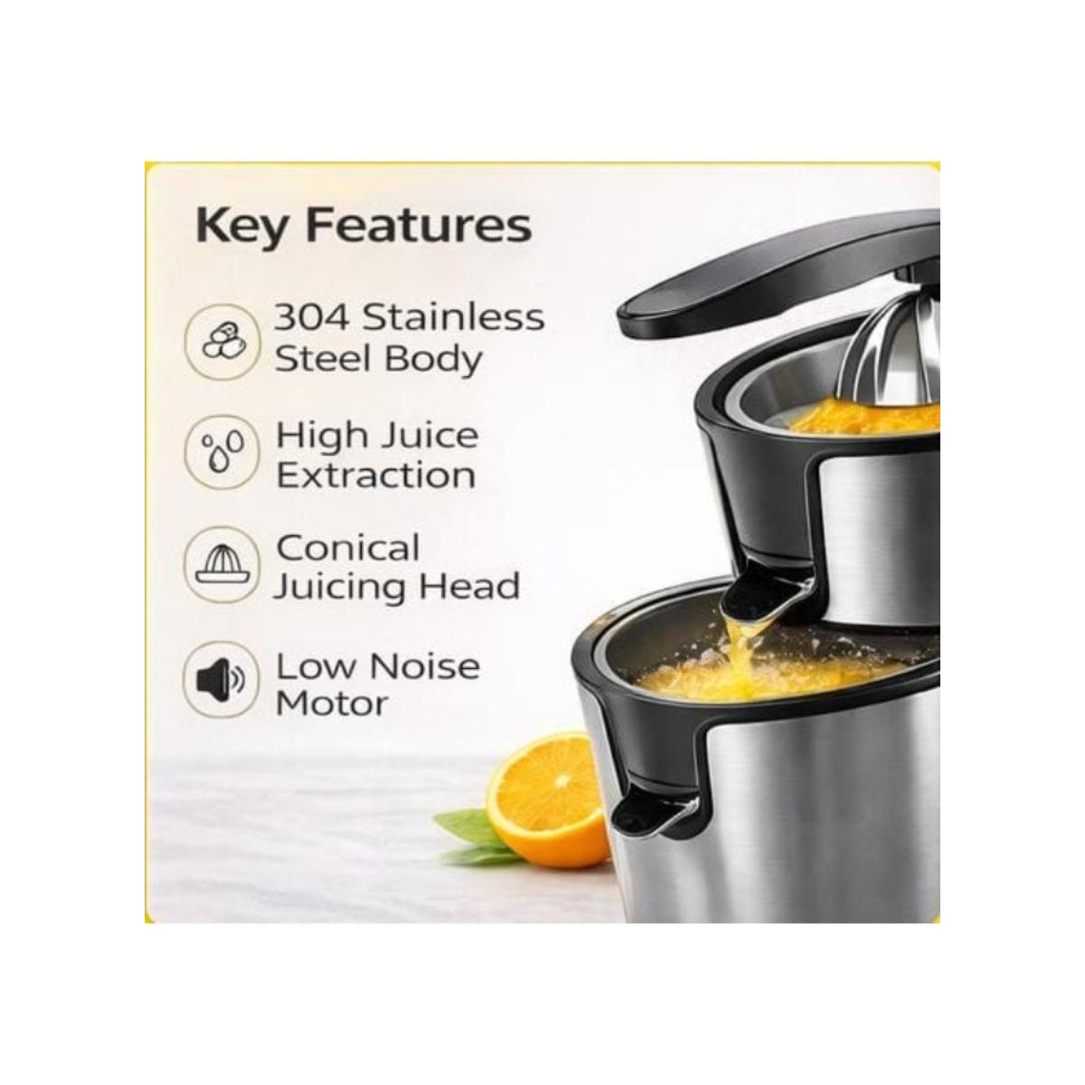 130W Stainless Steel Citrus Juicer