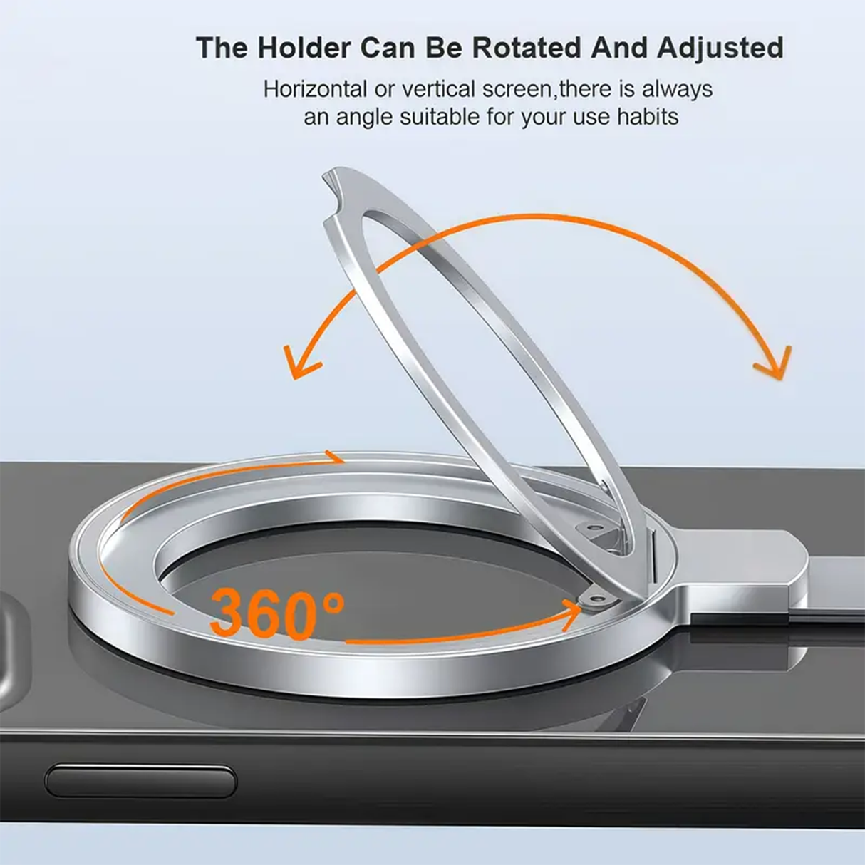 Magnetic Phone Ring Holder 360° Rotation