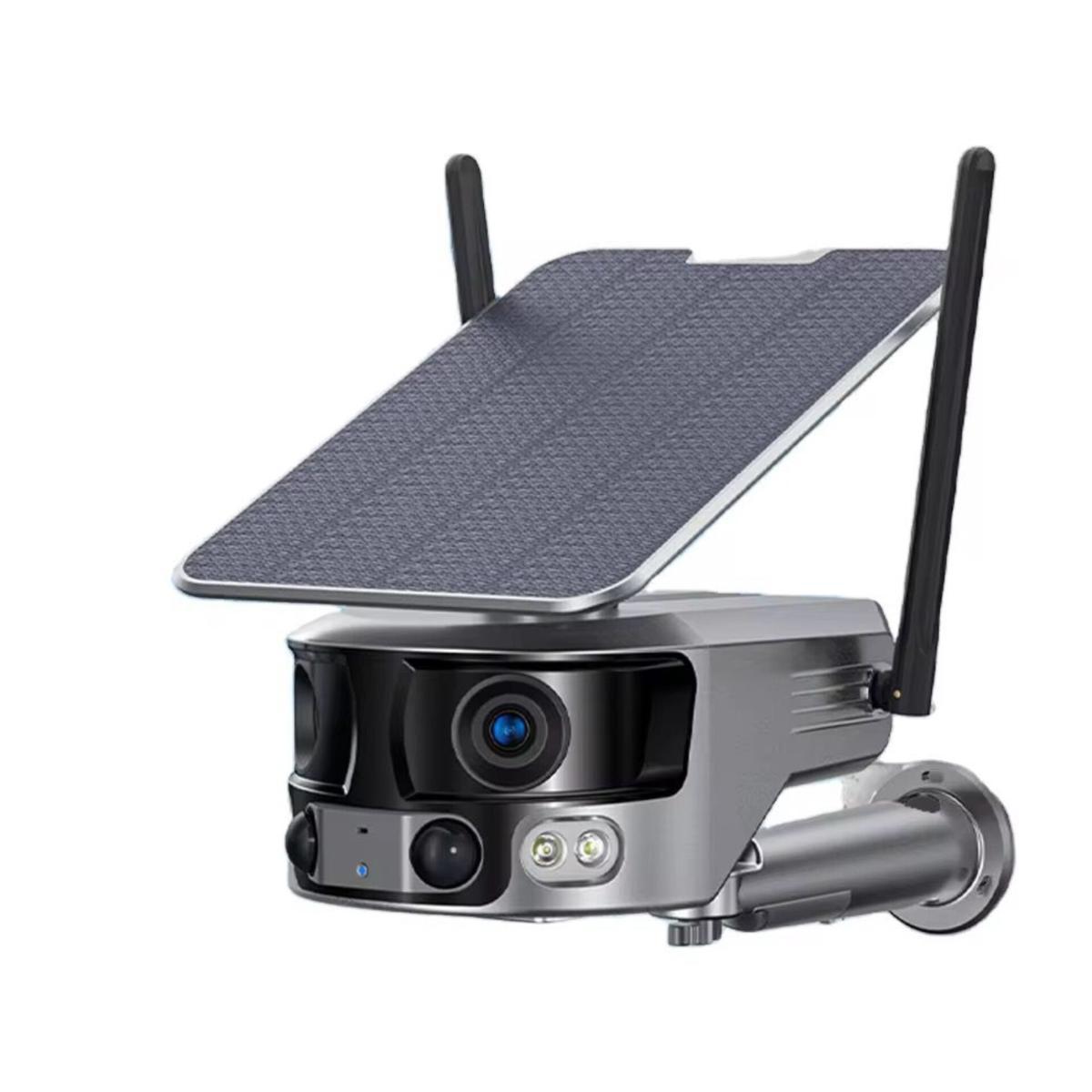 4K UHD Solar Powered Dual-Lens Security Camera