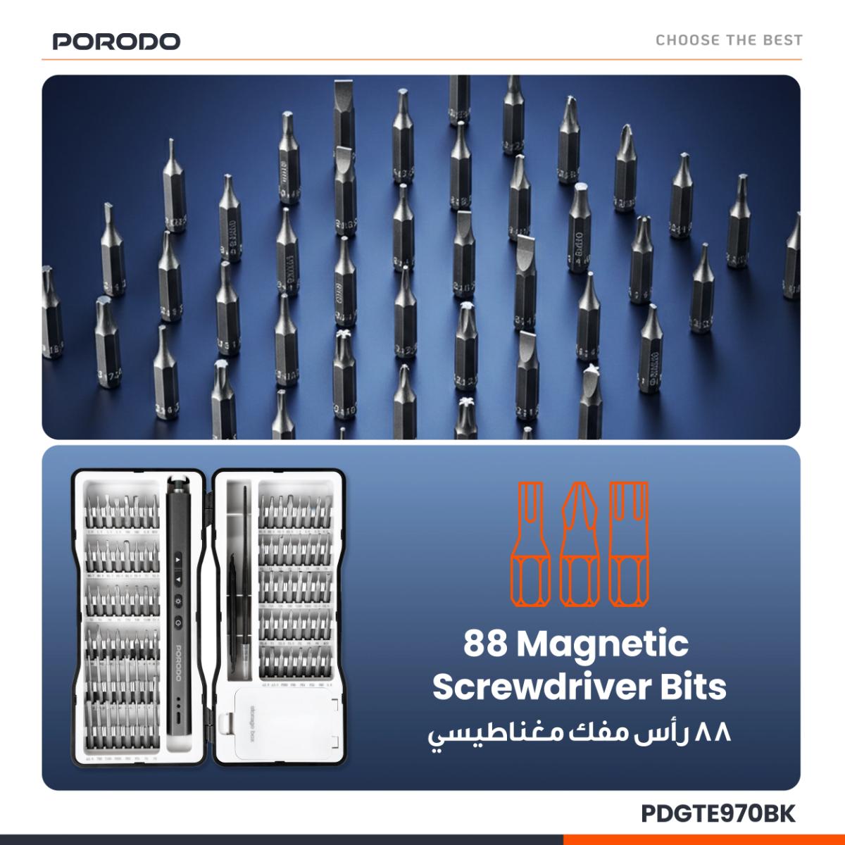 Porodo Electric Screwdriver Kit