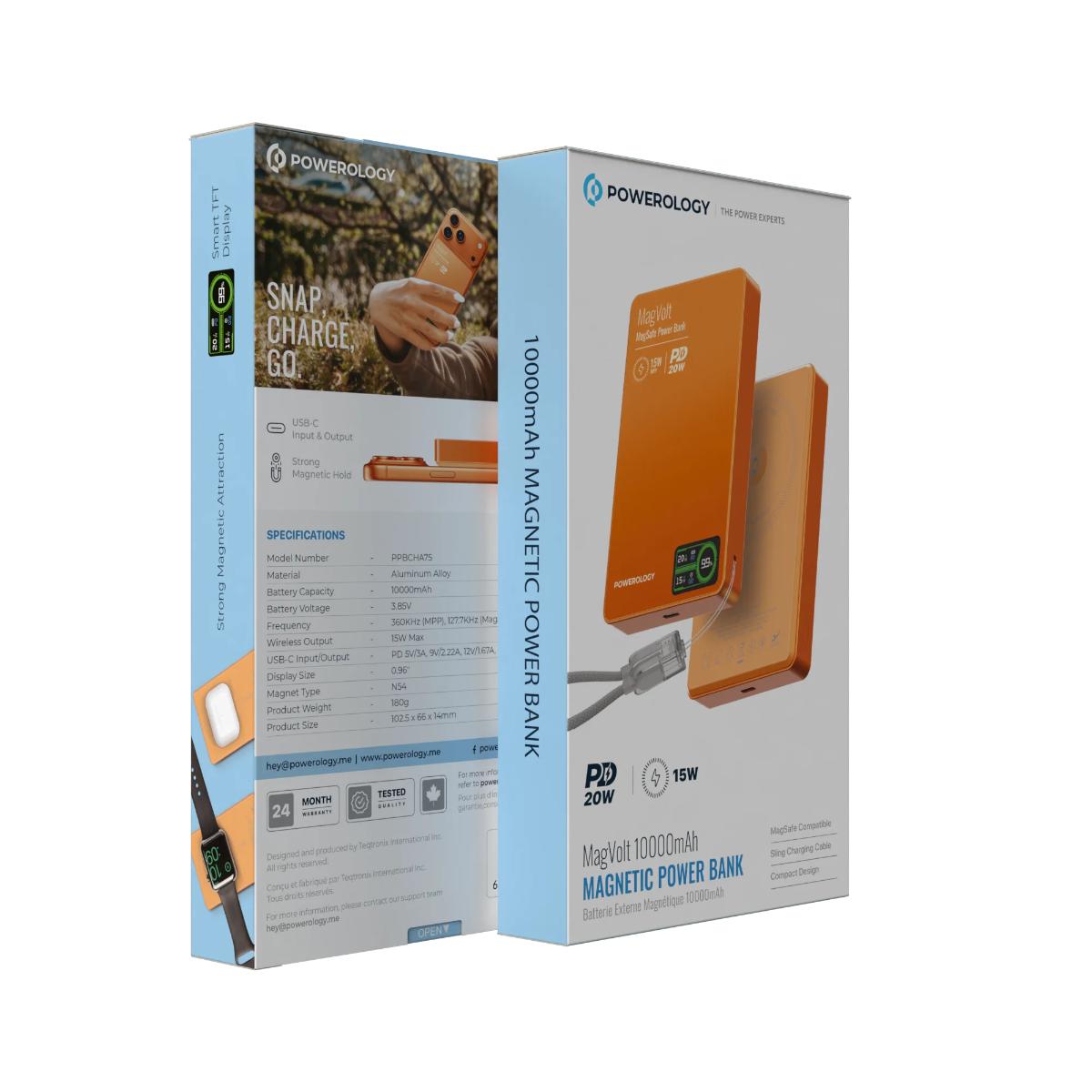 Powerology MagVolt 10000mAh  Power Bank