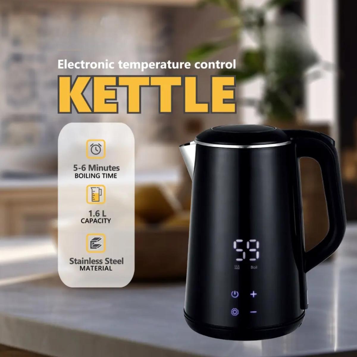 1.6L Digital Temperature Control Electric Kettle