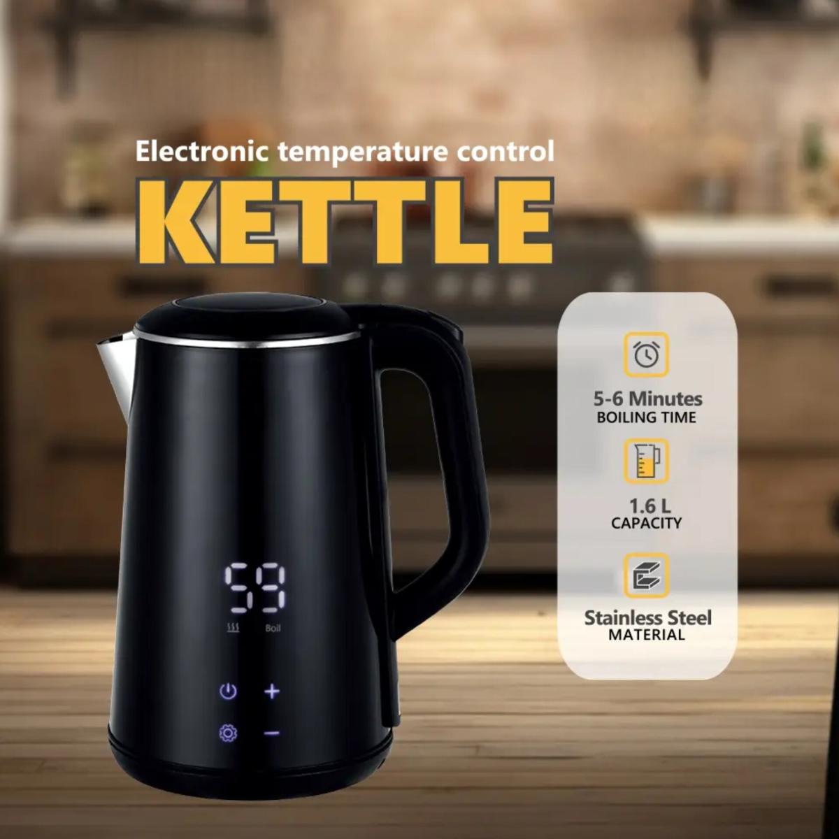 1.6L Digital Temperature Control Electric Kettle