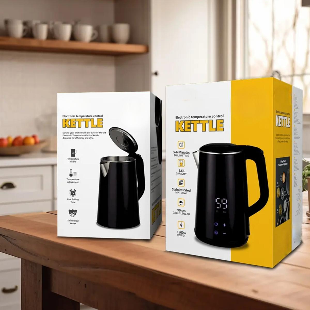 1.6L Digital Temperature Control Electric Kettle