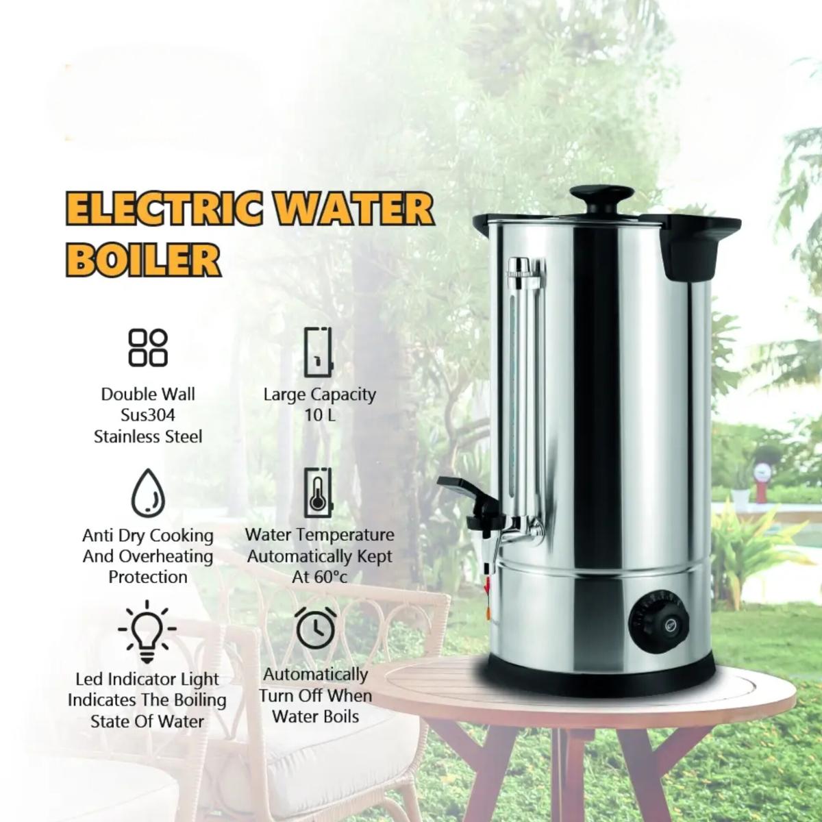 10L Electric Water Boiler  Hot Water Dispenser