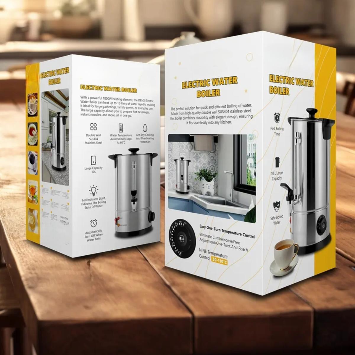 10L Electric Water Boiler  Hot Water Dispenser