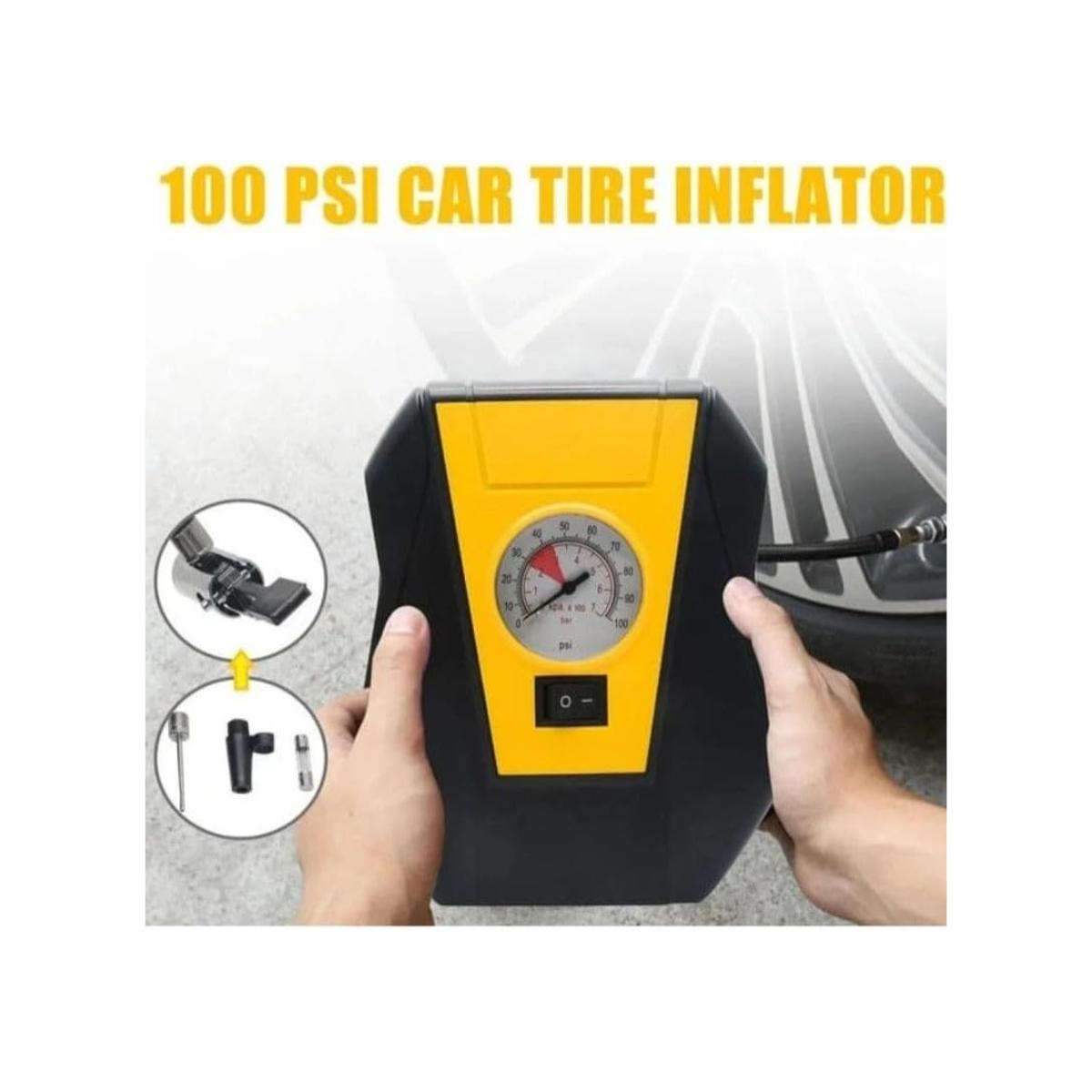 Portable 12V Car Air Compressor Tire Inflator Pump