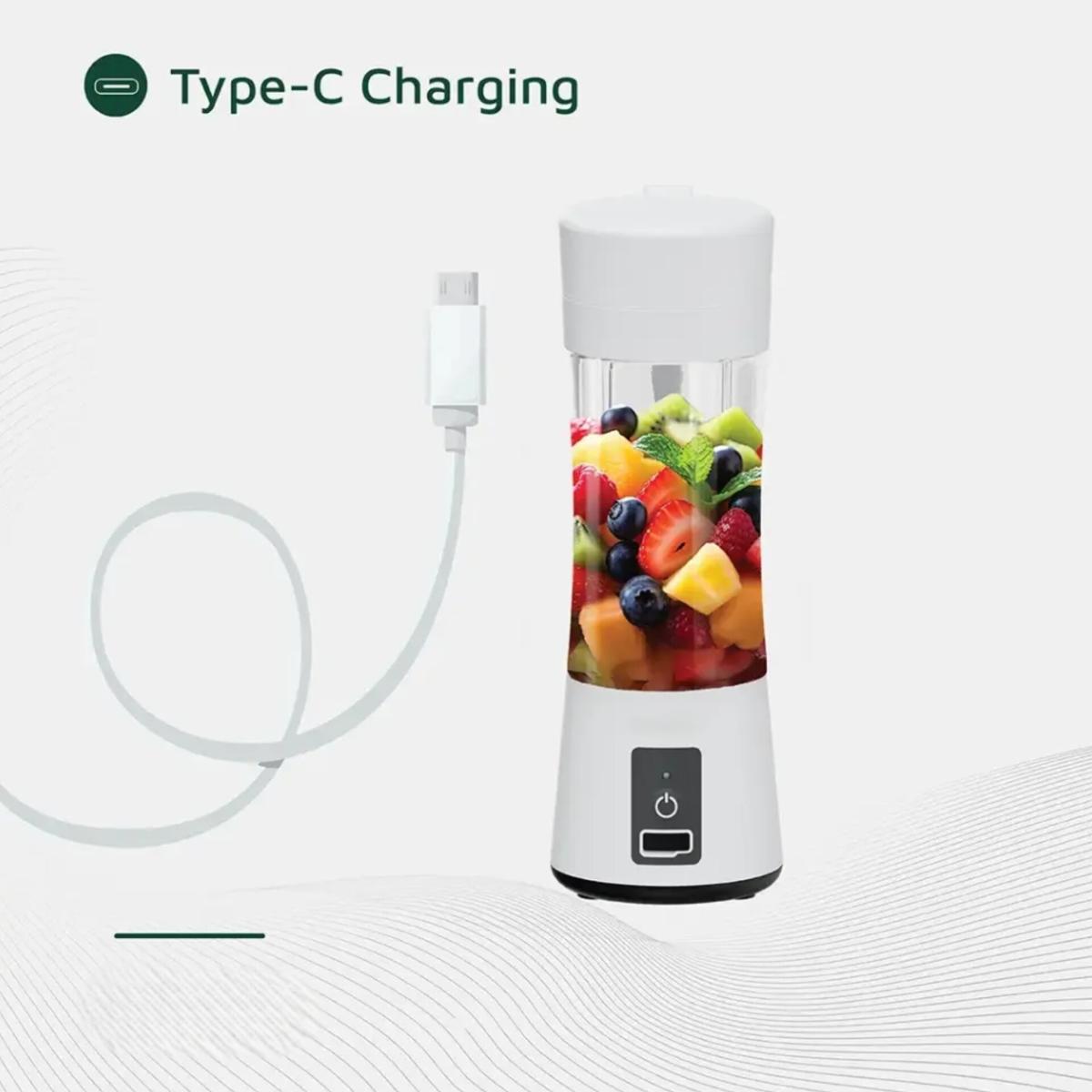 Portable Blender 380ml, 45W Rechargeable Personal Juicer