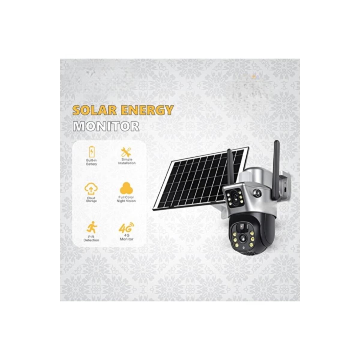 Solar Powered 4G PTZ Security Camera