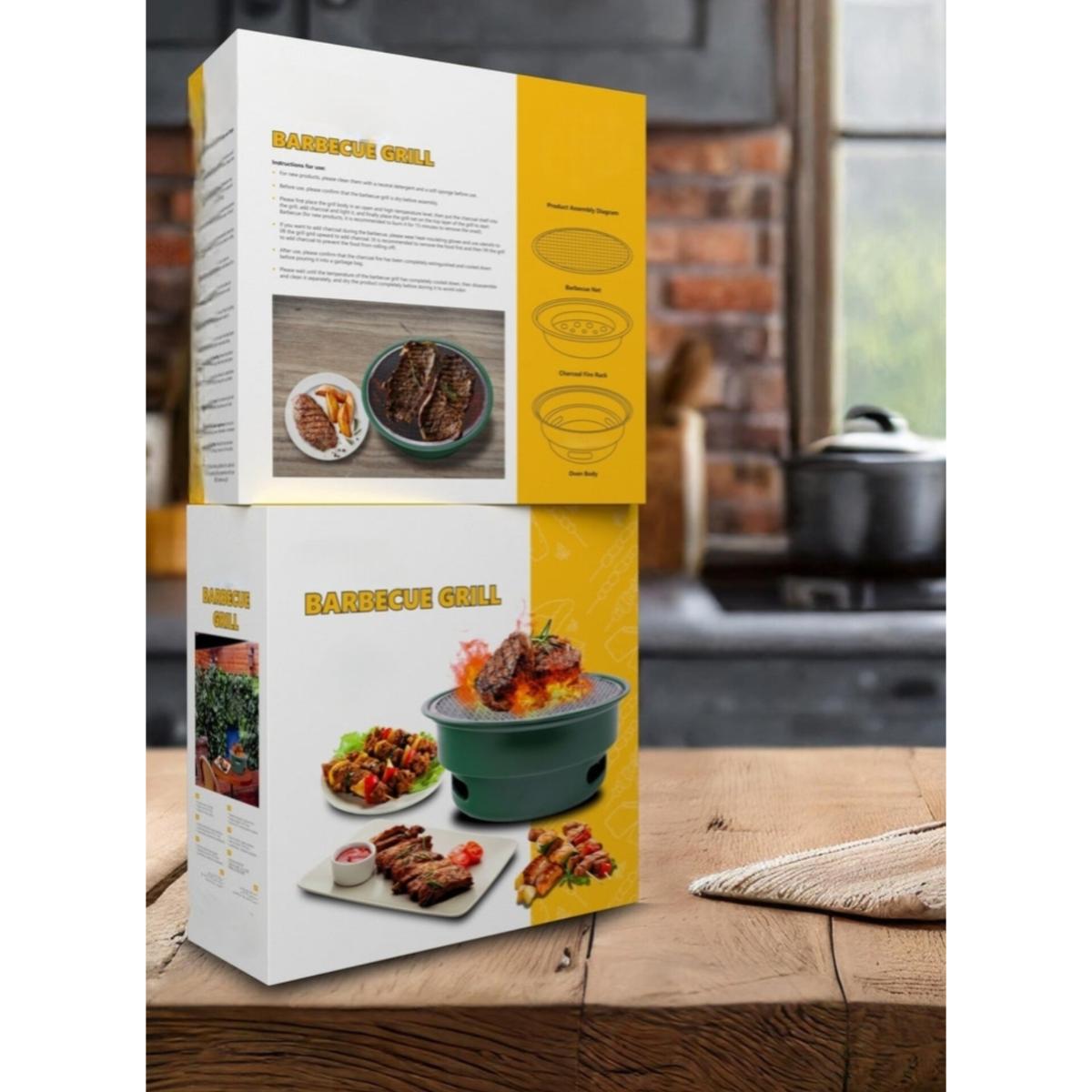 Portable Charcoal Barbecue Grill