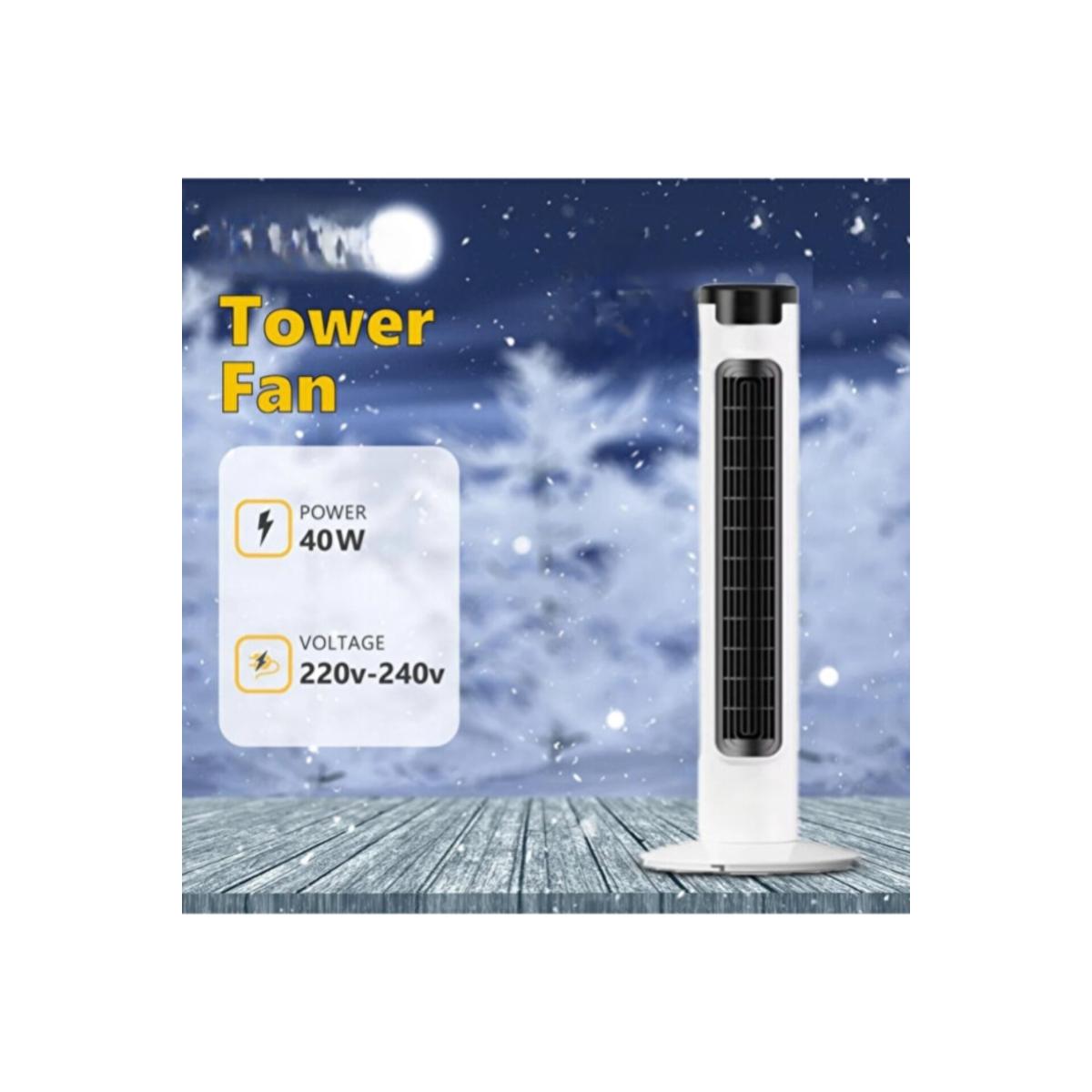 40W Tower Fan with 3 Speed Settings