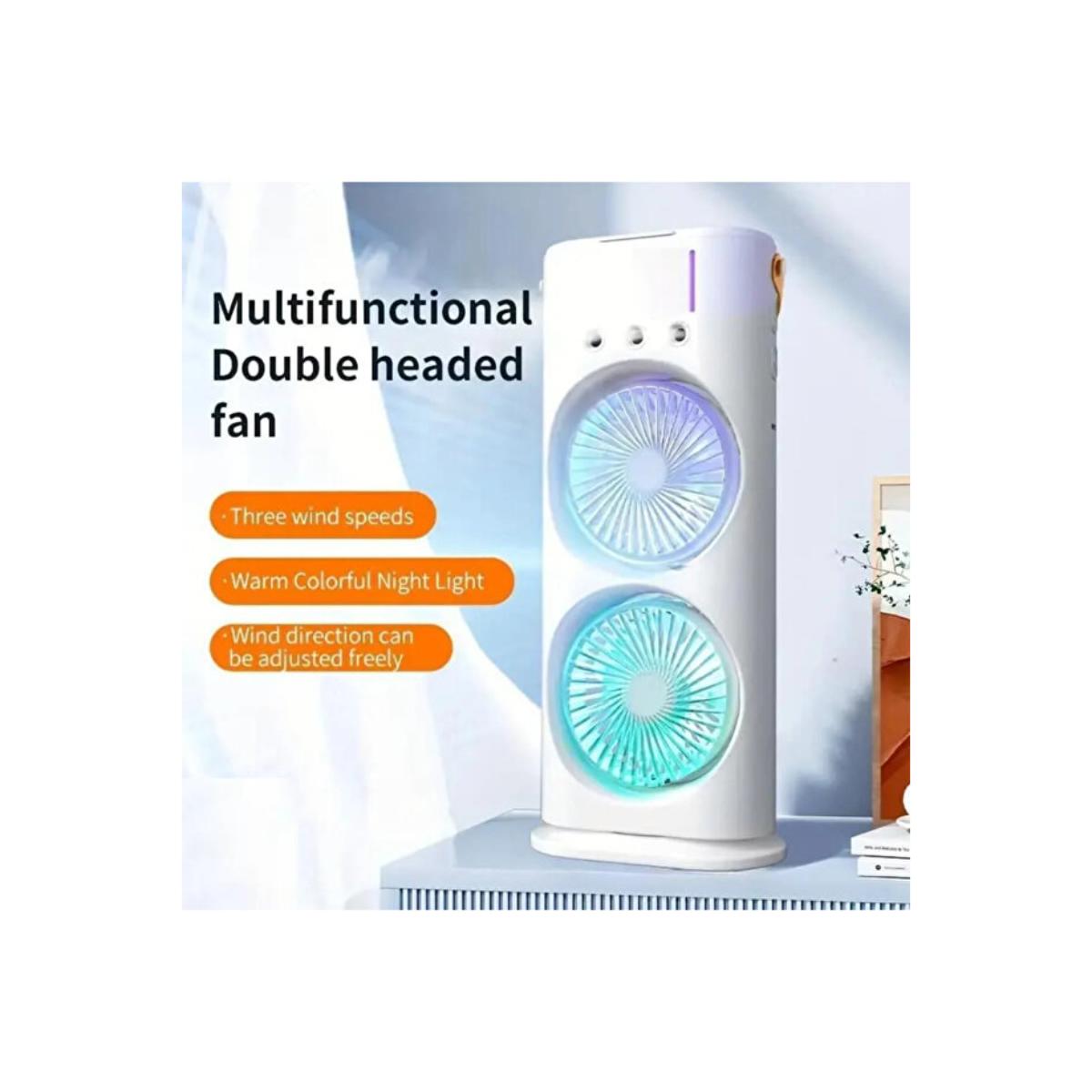 2-in-1 Portable USB Rechargeable Mist Fan