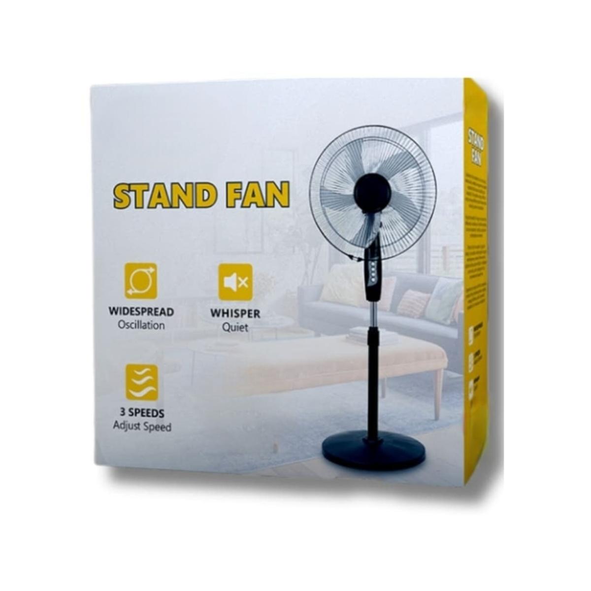 Adjustable Stand Fan with 3 Speed Settings