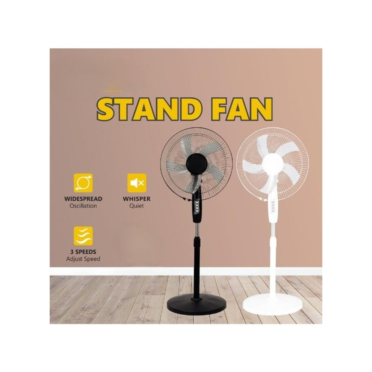 Adjustable Stand Fan with 3 Speed Settings
