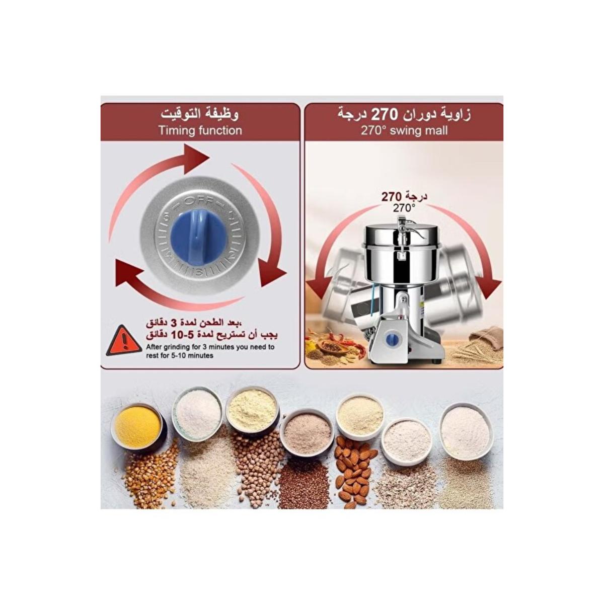 High Speed Multifunctional Electric Grinder