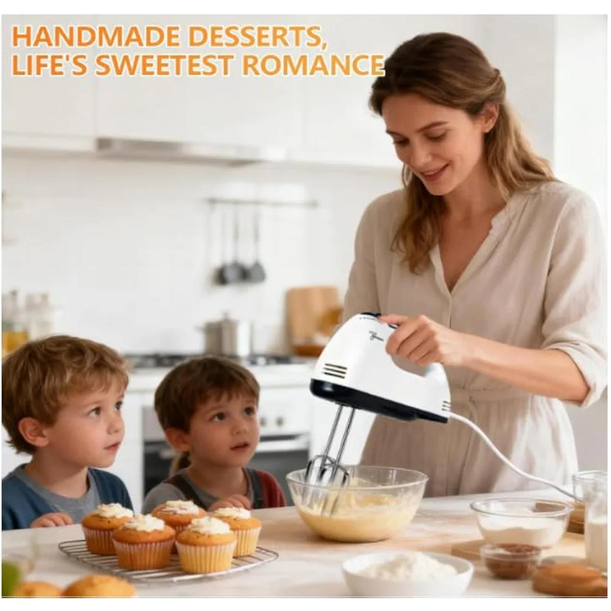 260W Electric Hand Mixer with 7 Speeds
