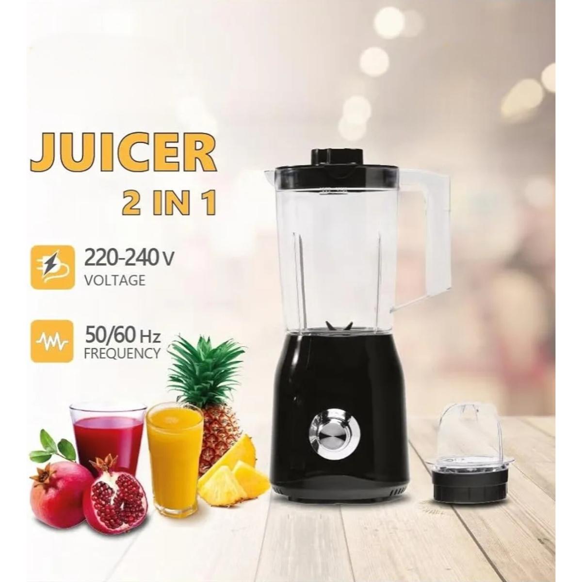 2-in-1 Electric Juicer Blender 1500W