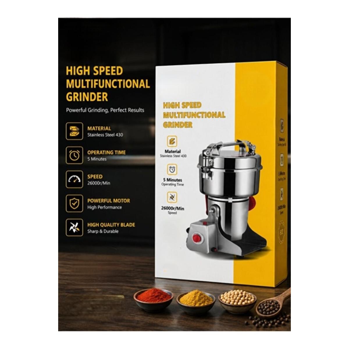 High Speed Multifunctional Electric Grinder