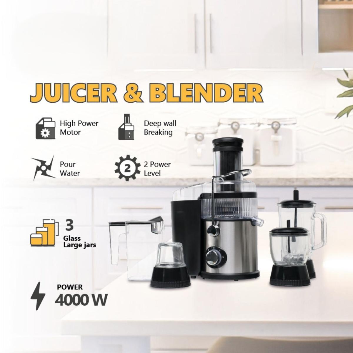 1800W Commercial Countertop Blender with 2L Jar
