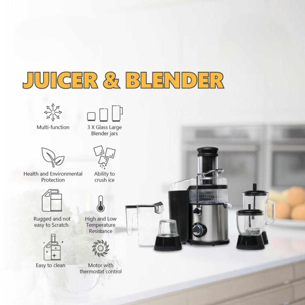 1800W Commercial Countertop Blender with 2L Jar
