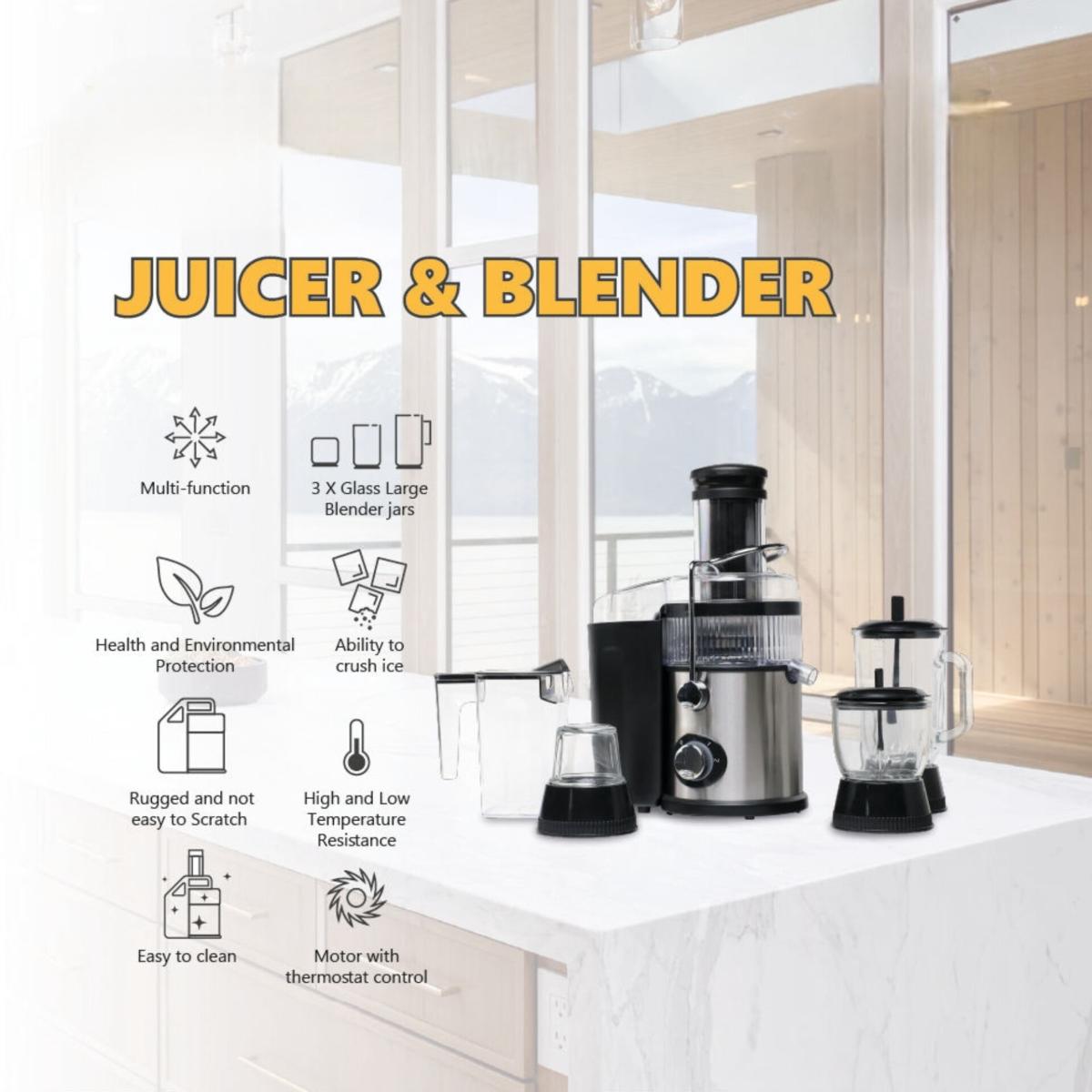 1800W Commercial Countertop Blender with 2L Jar