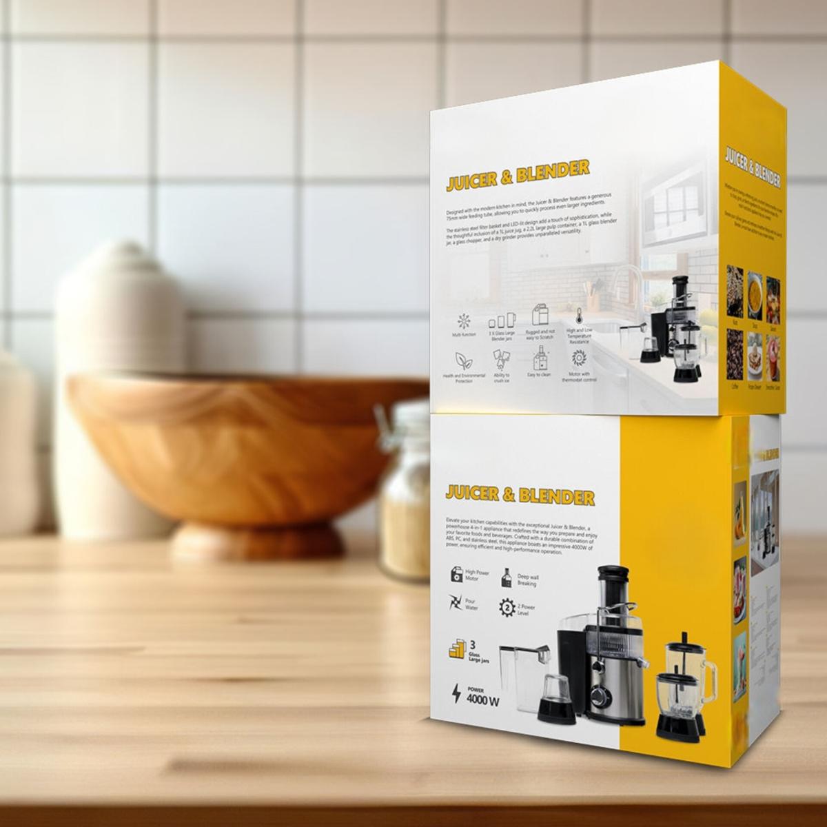 1800W Commercial Countertop Blender with 2L Jar