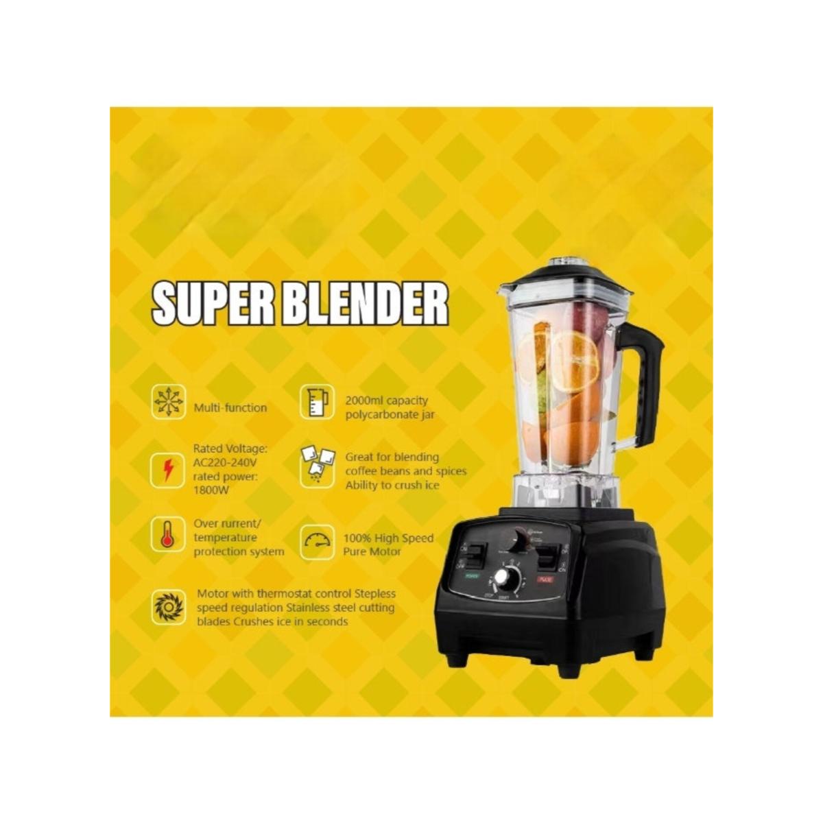 1800W Commercial Countertop Blender