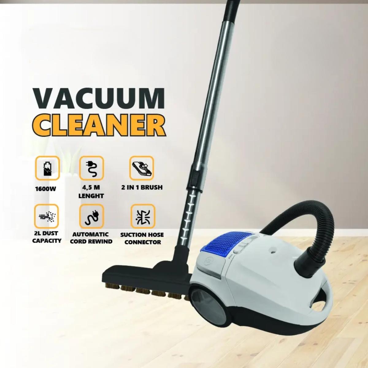 1600W Canister Vacuum Cleaner