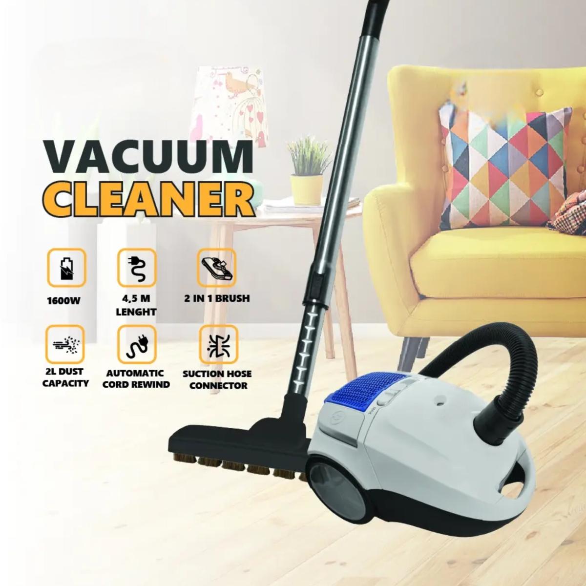 1600W Canister Vacuum Cleaner