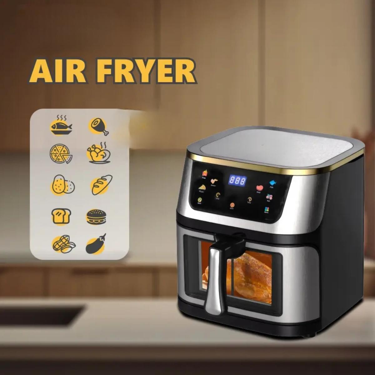 8L Digital Air Fryer 1800W
