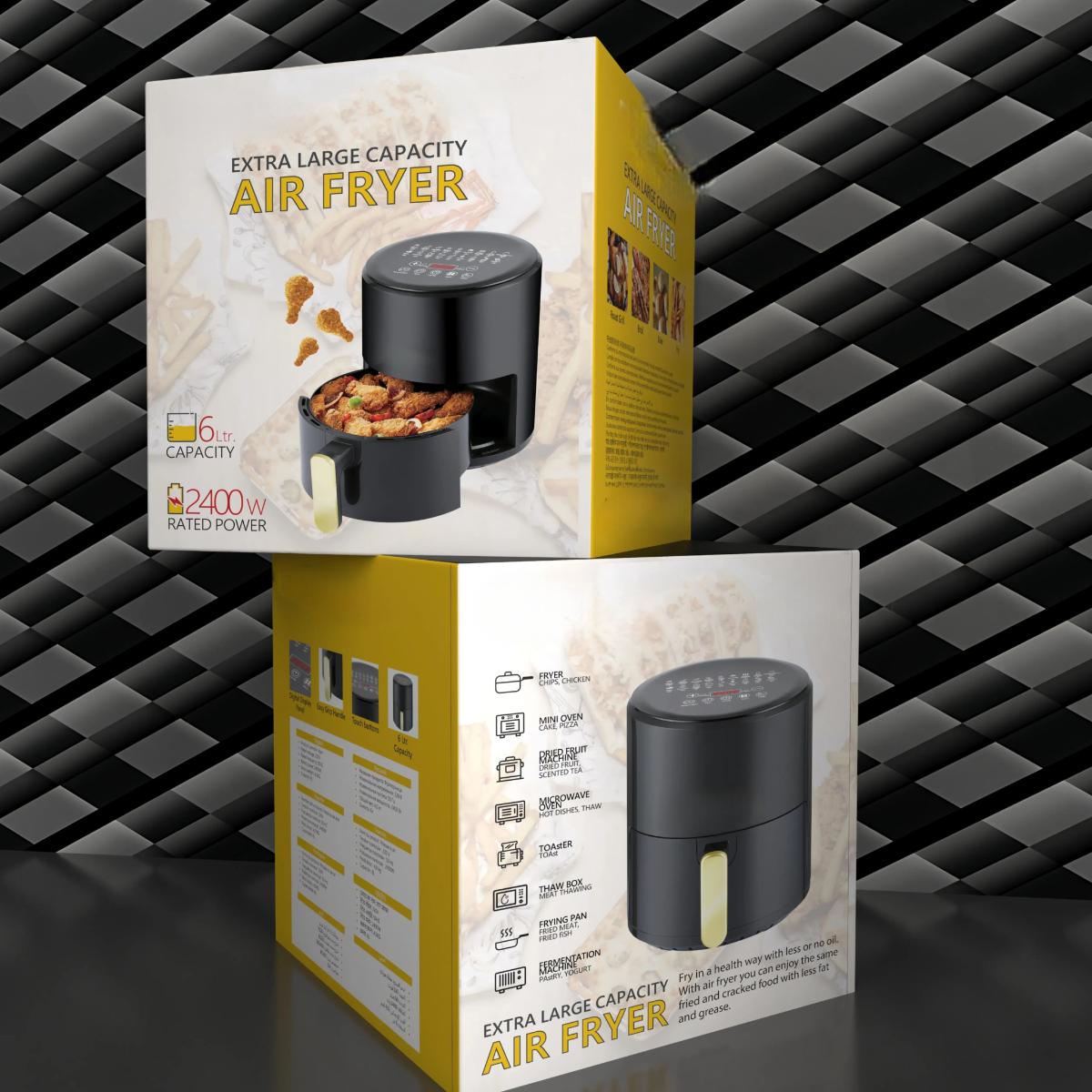 6L Digital Air Fryer 2400W