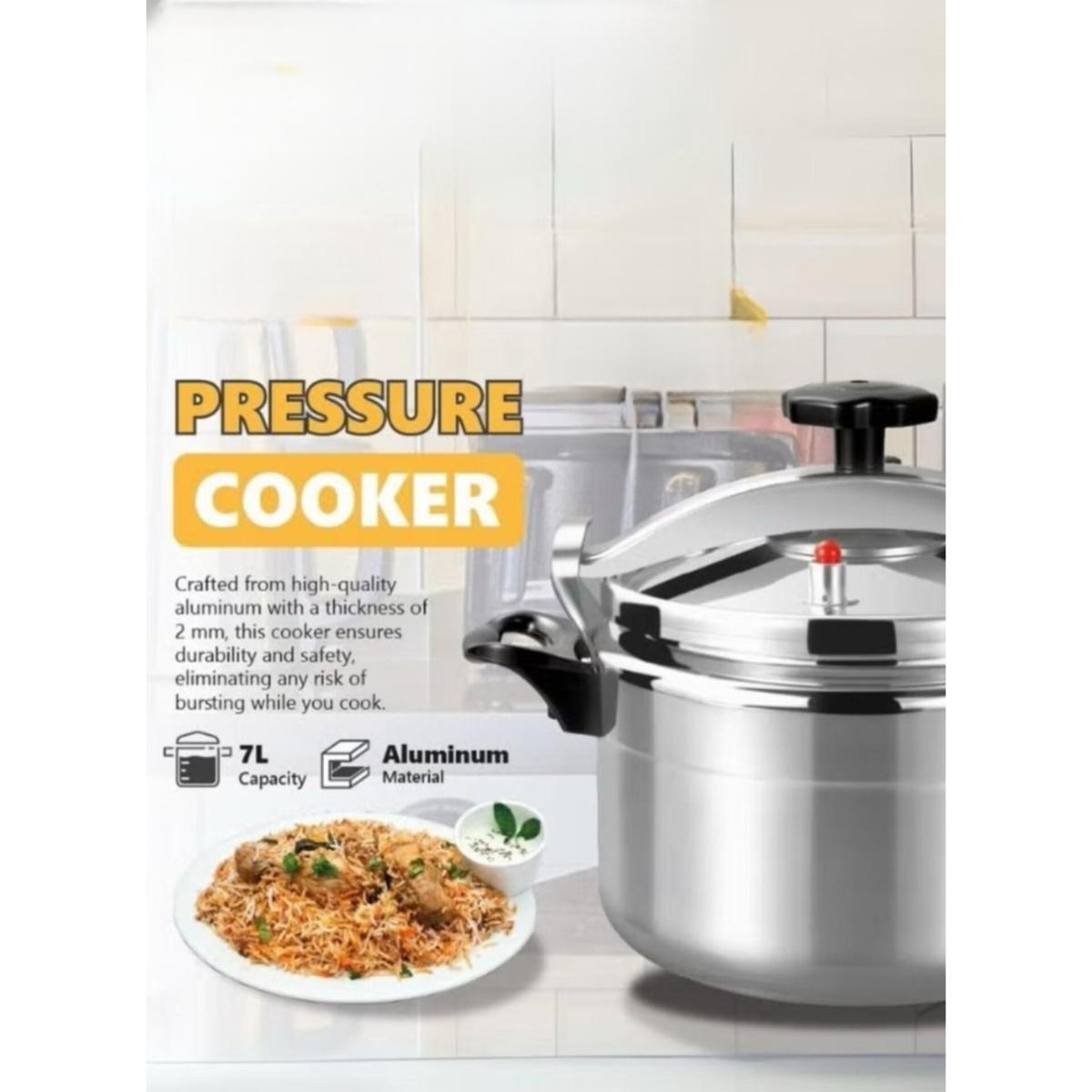Premium 7L Aluminum Pressure Cooker