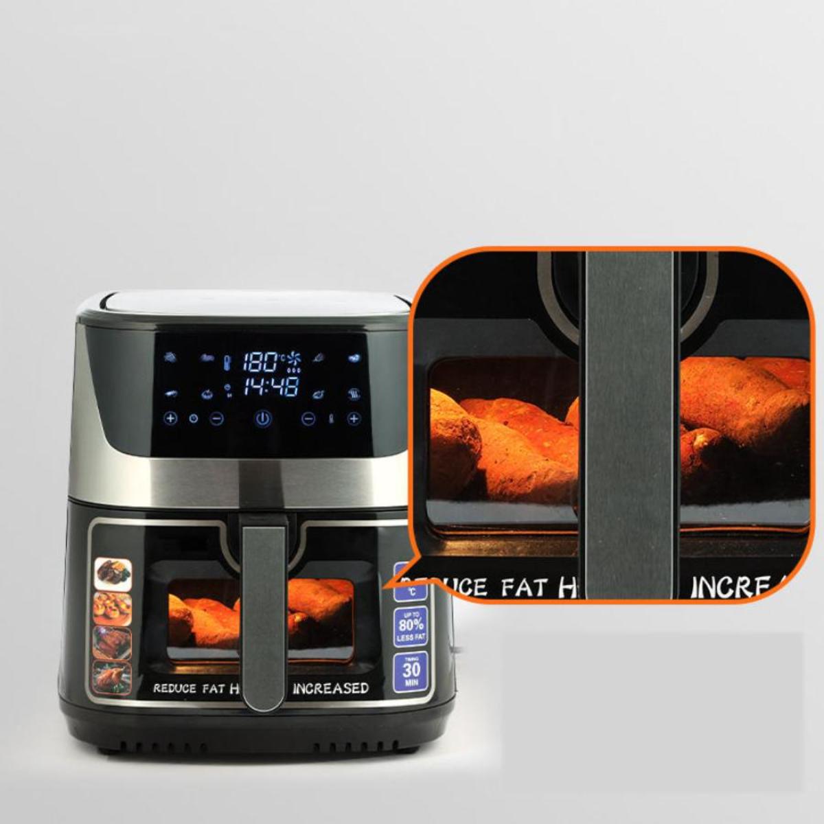 Digital Air Fryer with LED Touch Display,
