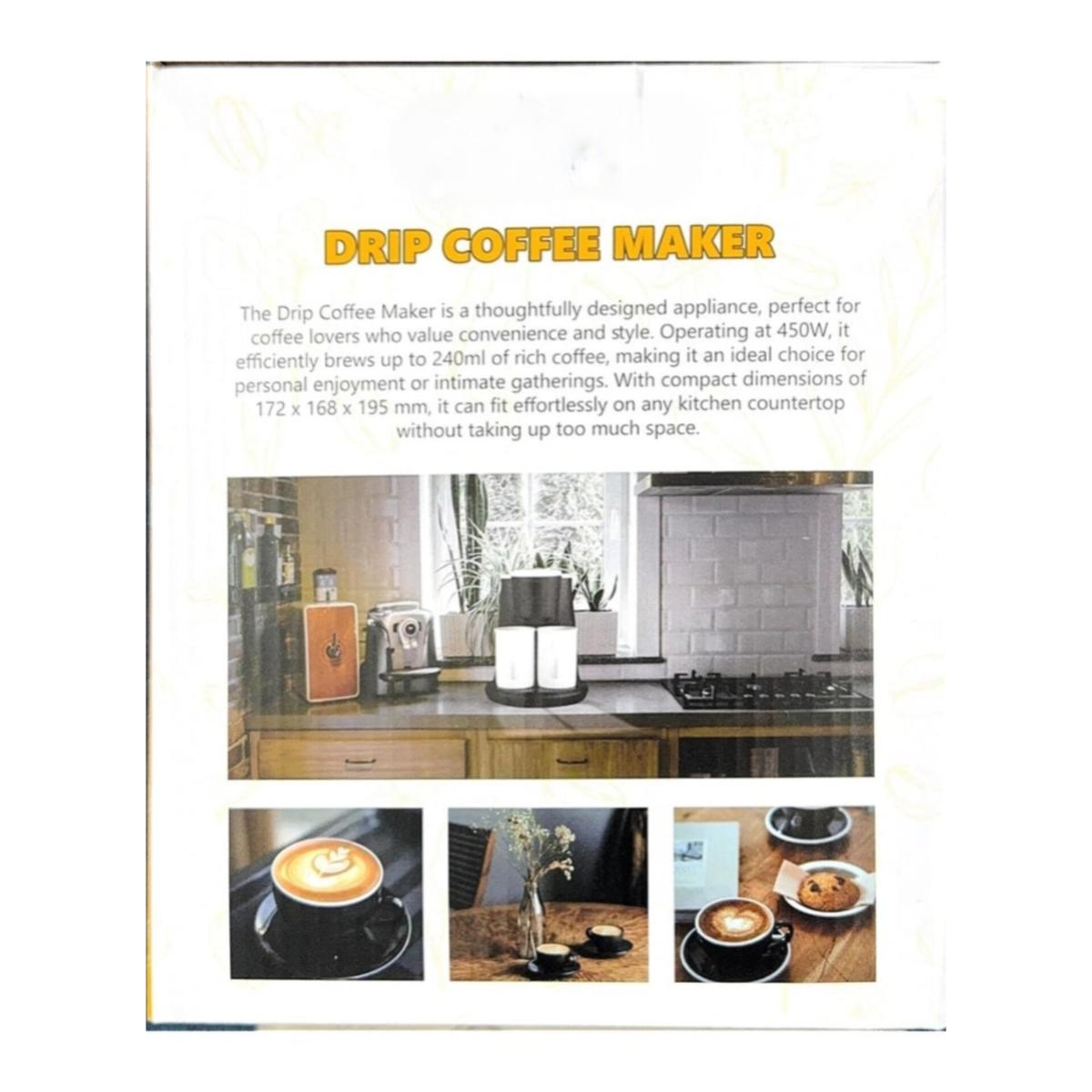 450W Drip Coffee Maker 240ml