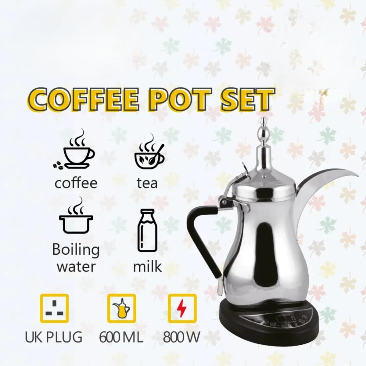 800W Electric Coffee Pot Set