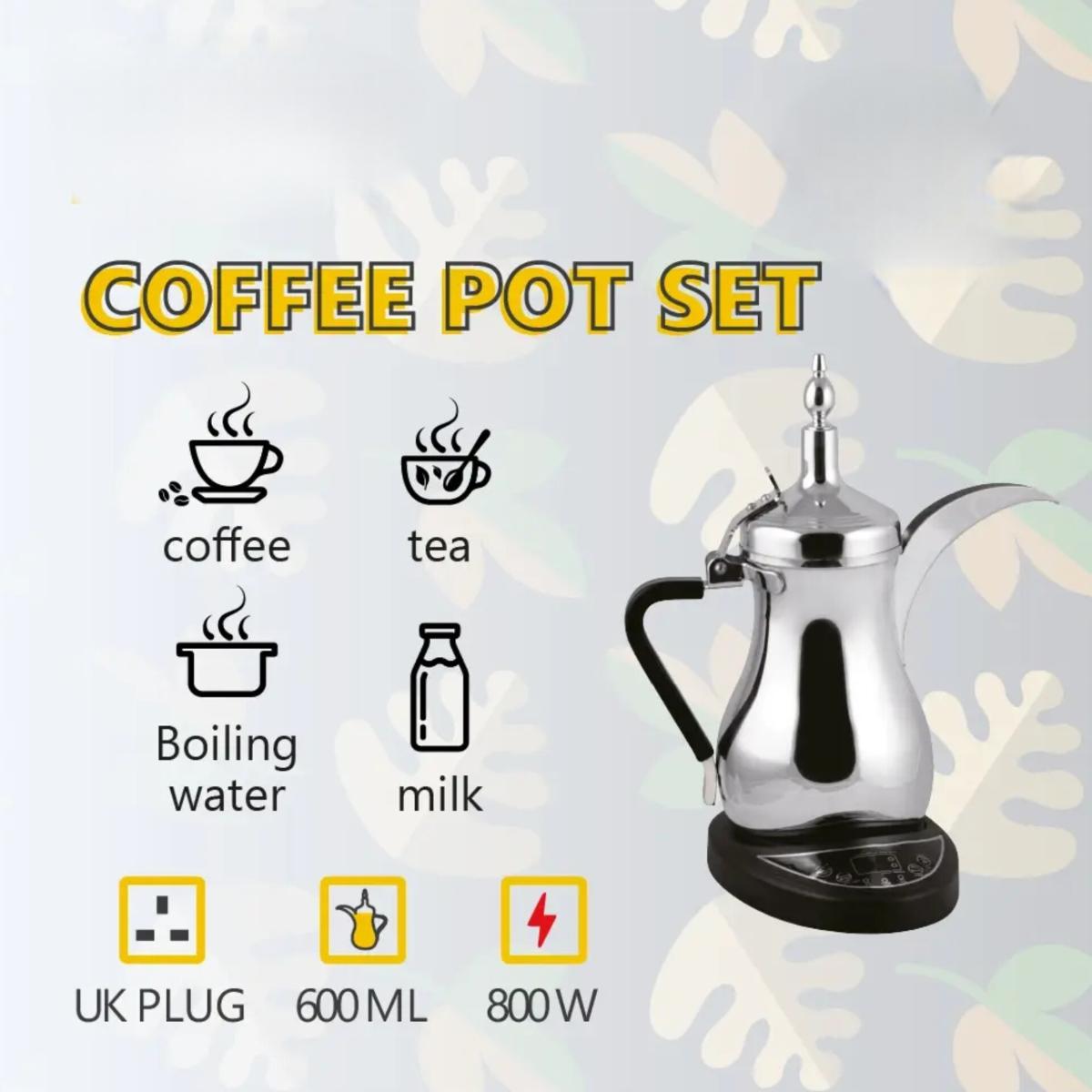 800W Electric Coffee Pot Set