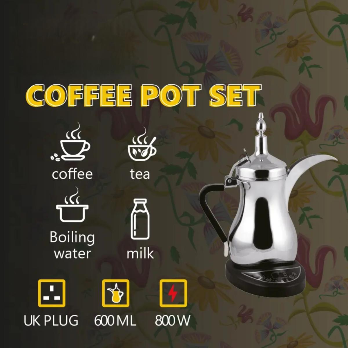 800W Electric Coffee Pot Set