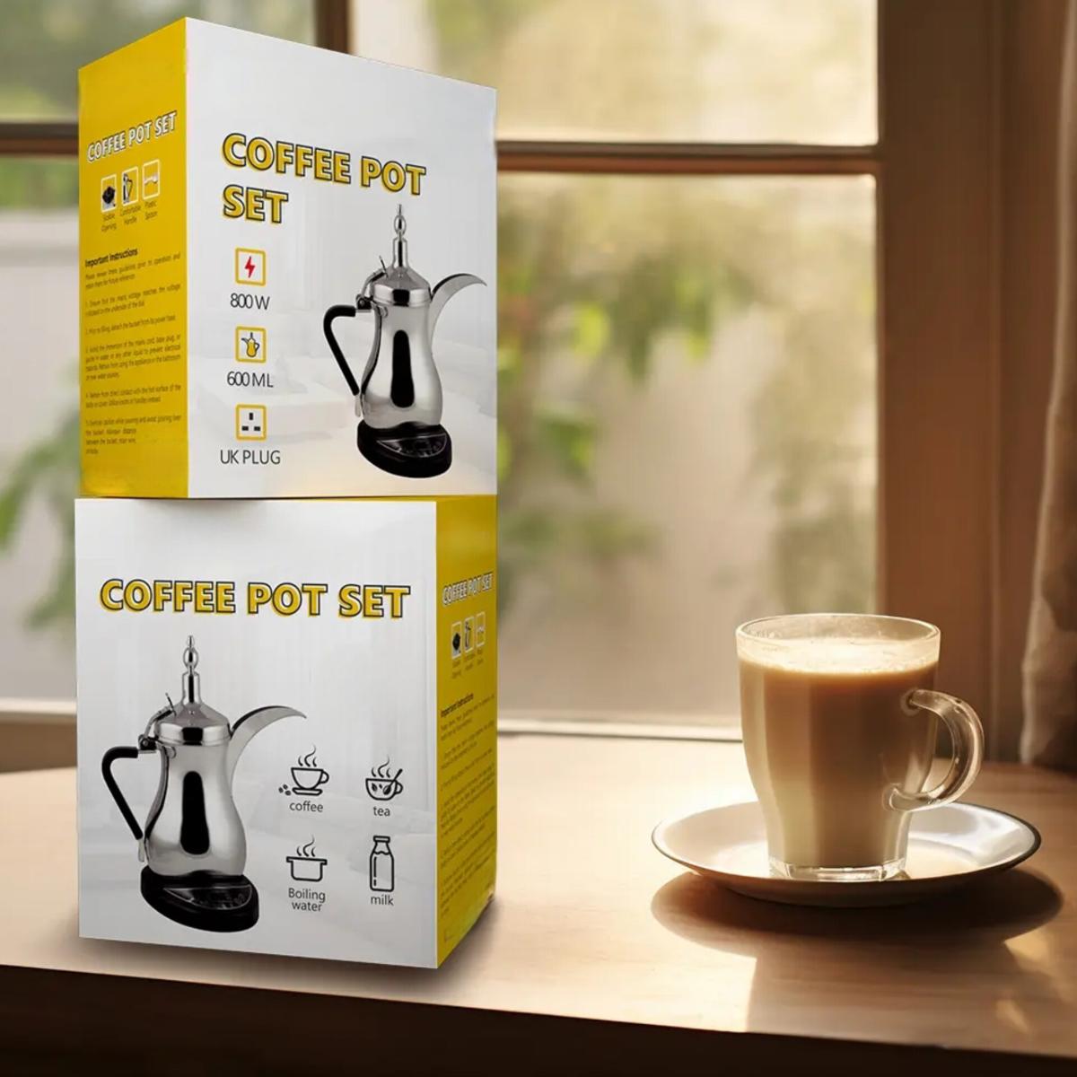 800W Electric Coffee Pot Set