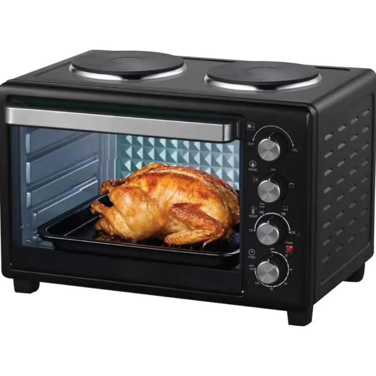 48L Electric Oven with Dual Hot Plates
