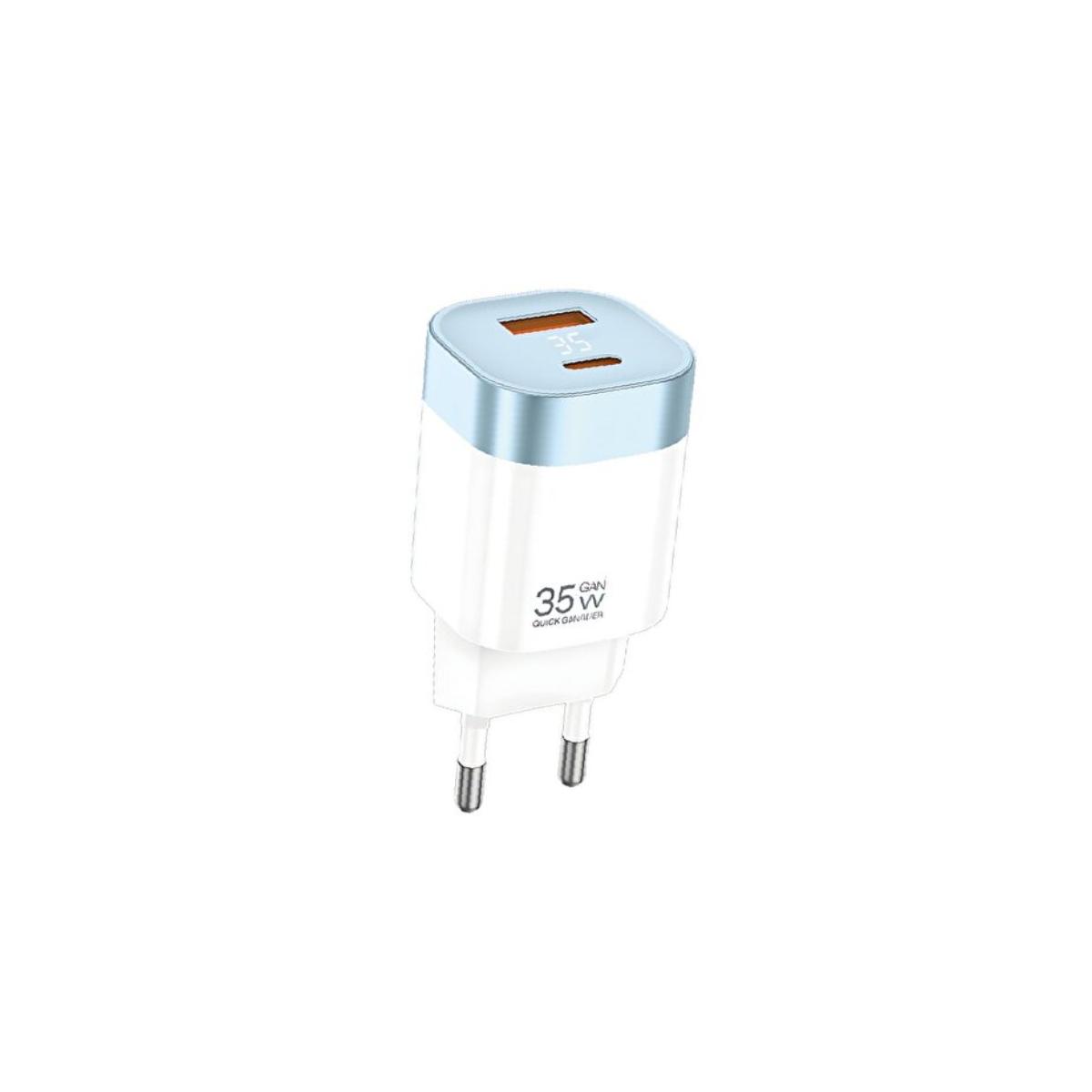 35W GaN Fast Charger USB-C & USB-A Dual Port